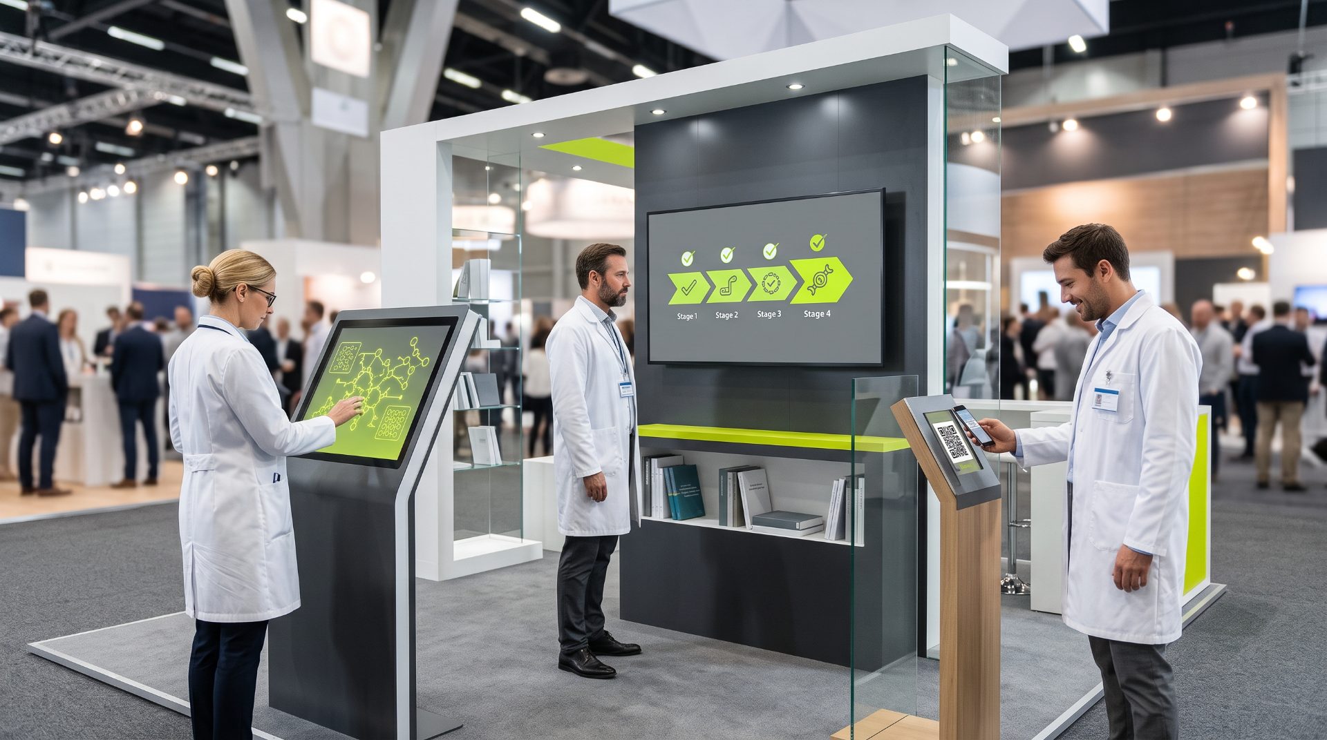 Stand de congrès interactif
